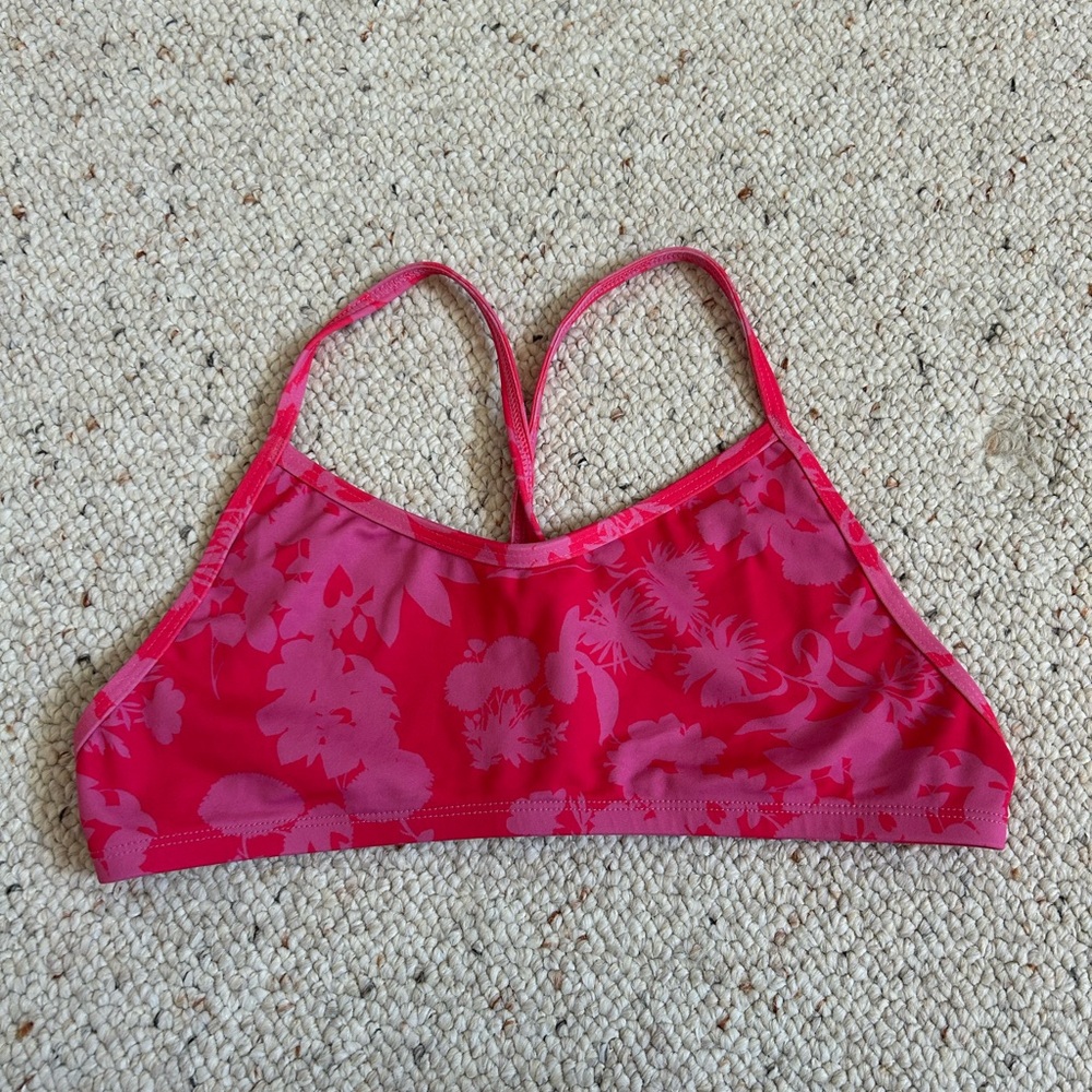 Floral Pink Swim Top